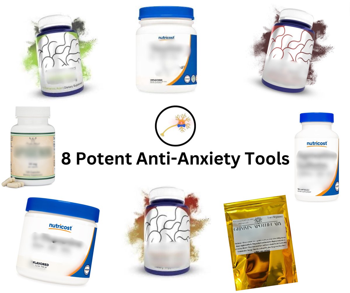 8 Supplements that Instantly Crush Anxiety

Thread🧵