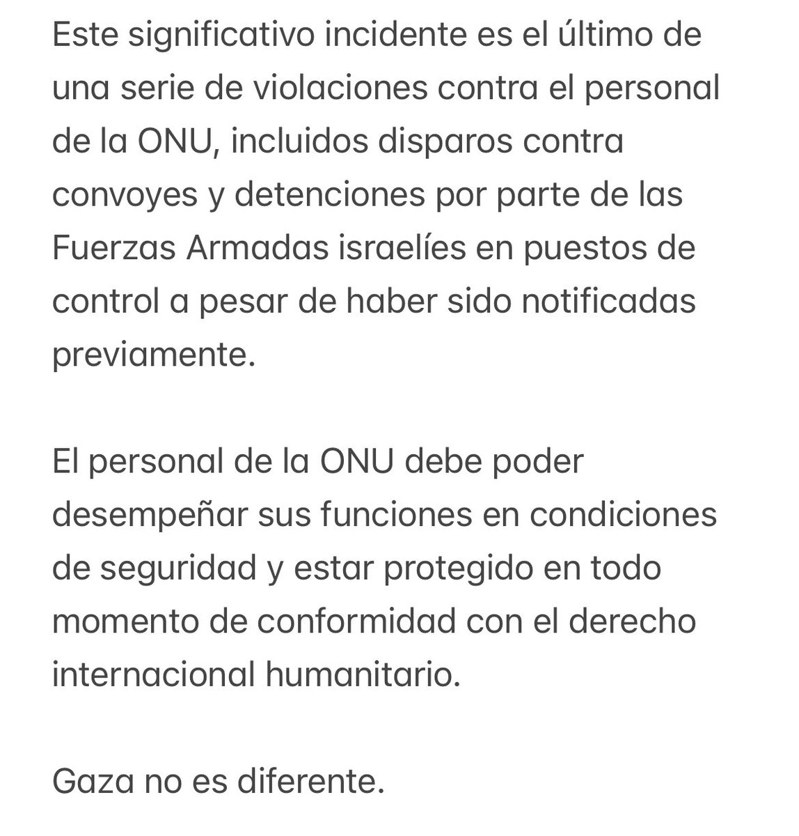 NoticiasONU's tweet photo. Soldados israelíes detuvieron a punta de pistola a personal de la ONU que iba a vacunar a niños contra la polio en el norte de Gaza https://t.co/43W4pIbAbJ