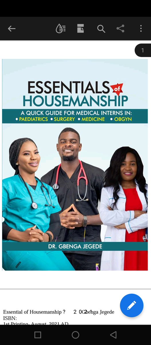 Essentials of Housemanship is now available online through this link

selar.co/57mcwo