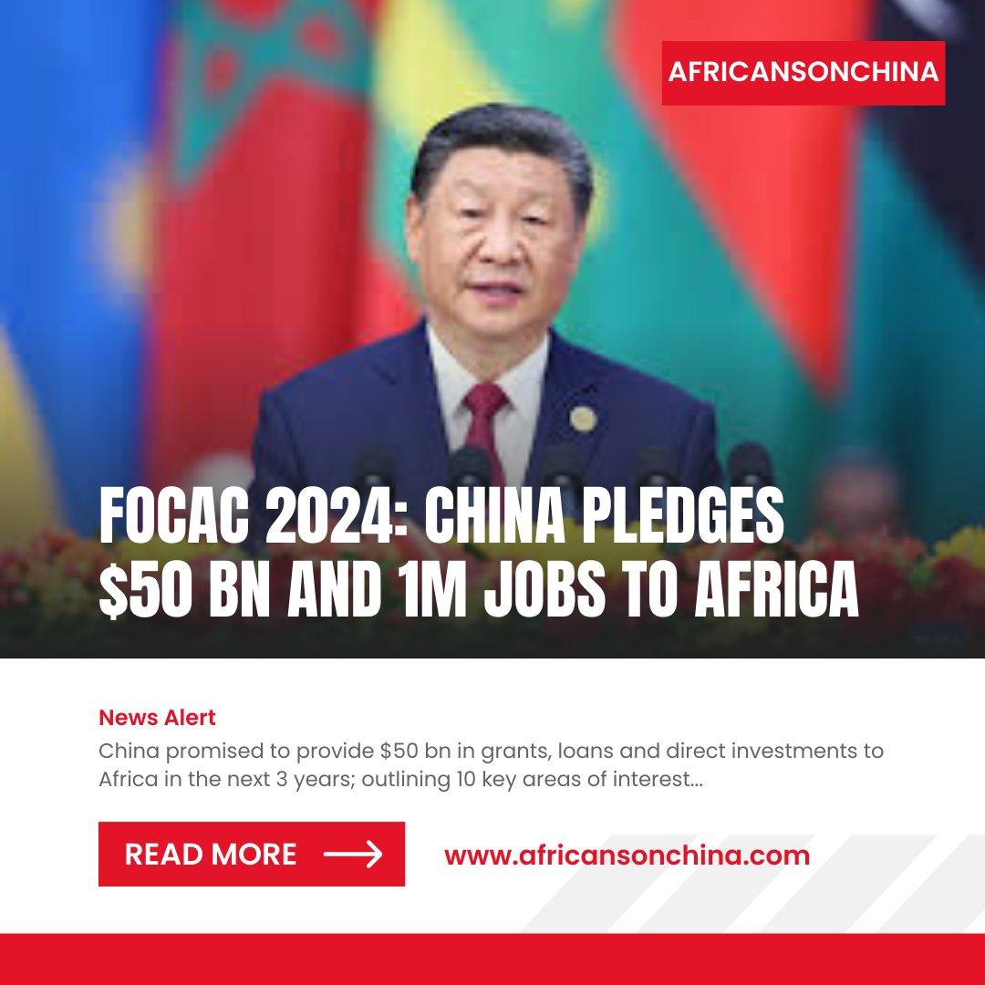 africansonchina's tweet photo. China makes audacious $50 billion and 1 million jobs promise to Africa.
|| Sudan Niger South Africa
https://t.co/F6SAj782UI https://t.co/UfYCfvBFdu
