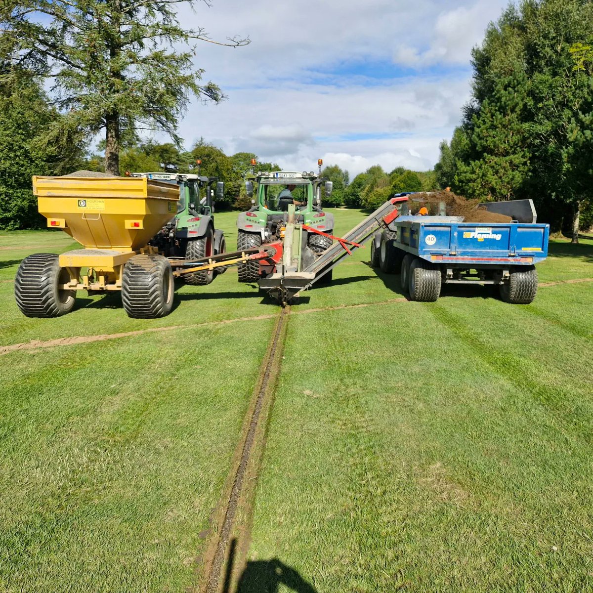 New primary and secondary drainage installed this week in <a href="/KinsaleGolfClub/">Kinsale Golf Club</a> on 3 fairways to improve performance. Thabks to all involved in the club! <a href="/JamesHourihan/">James Hourihan</a>