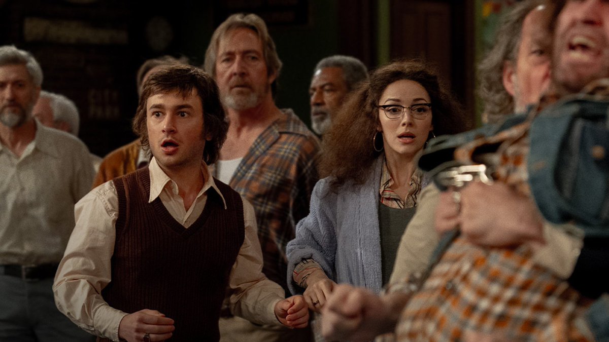 TheNitrateReel's tweet image. SATURDAY NIGHT is very much in competition for my favorite screenplay of the year. It's 109 minutes of never-ending anxiety, where everything is constantly going wrong. It's also beyond hilarious in thanks to the phenomenal cast, especially Gabriel LaBelle.
#TIFF2024