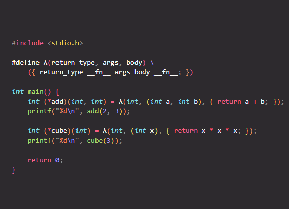 oopsmishap's tweet photo. ๐จ๐ป Tired of C being "old-fashioned"? Spice it up with anonymous functions using this ฮป-macro hack!
Say hello to cleaner, smarter code in pure C! ๐ฏ #redteamtips #security #redteam
๐๐ https://t.co/l8XeAujvJB