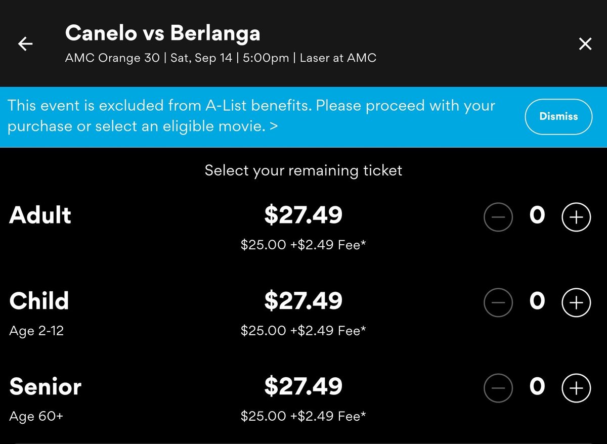 cryptograft's tweet photo. #CaneloBerlanga will be showing #atAMC #AMCTheatres this Saturday September 14th.
Watch it on the big screen!!
#Boxing
@DAZNBoxing
@GoldenBoyBoxing
@nacionboxeo

Vean a #Canelo #enAMC 
En el cine de #AMC
#boxeo #LaCasaDeLosFamososMexico #MEXICANOS https://t.co/wQzG0BLCiE