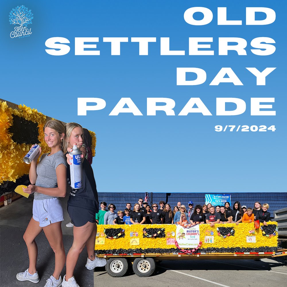 tcolathe's tweet photo. After three days of decorating our float, we finally got to show it off at the Old Settlers Day Parade yesterday! We had a lot of fun building it and seeing all of you at the parade! 🚌✨

#olathecares #olathe #oldsettlers #friendship https://t.co/AVmyccW1tW