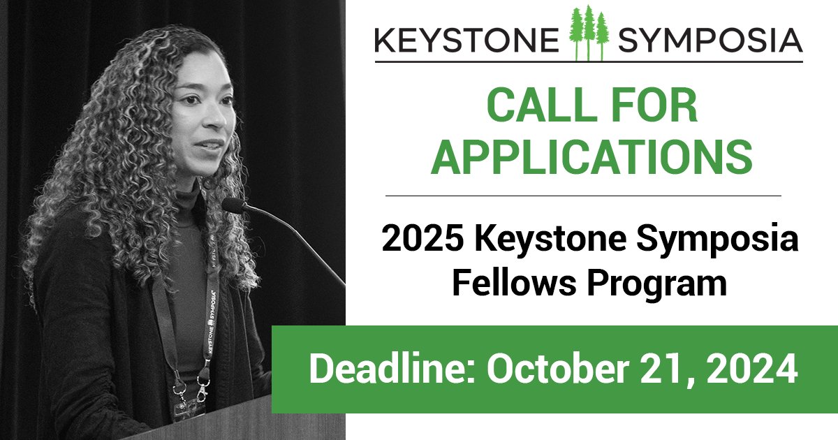 🌟 Exciting News! 🌟 Applications for the 2025 Keystone Symposia Fellows Class are officially OPEN! This is your chance to gain access to cutting-edge resources, mentorship, and a vibrant community of fellow innovators! 🧬✨ Apply by October 21, 2024. 👉 hubs.la/Q02PfbGq0