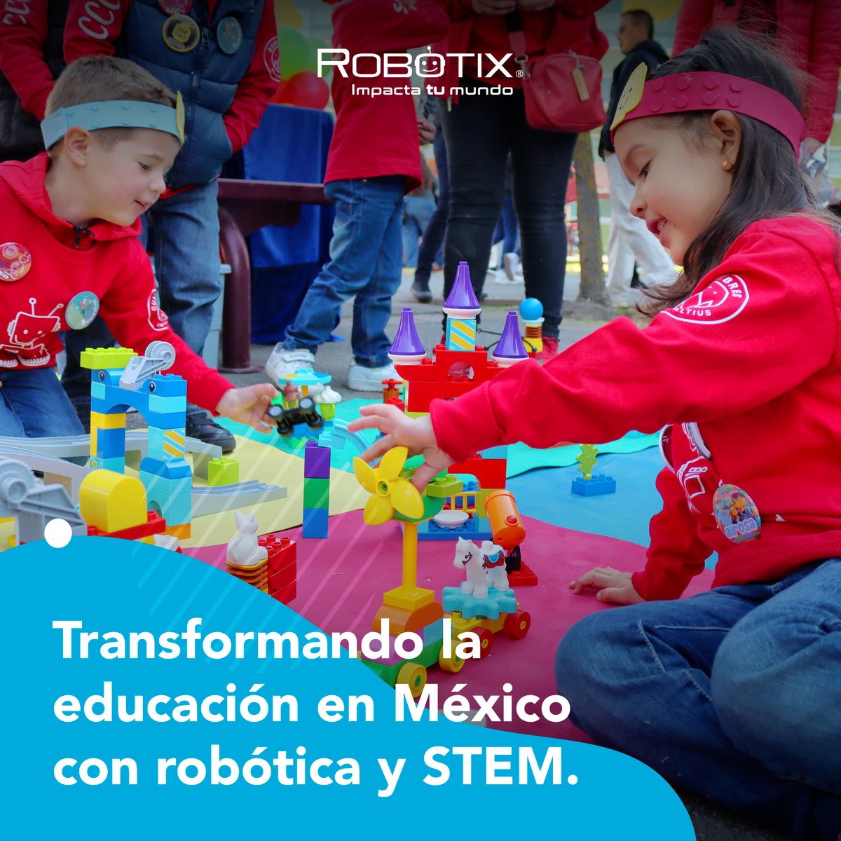SoyRobotiX's tweet image. 💡 ¿Sabías que las #STEM pueden cambiar el futuro de nuestro país? 

Con programas como RobotiX in the box, LEGO Education y @FLL_MX, impulsamos el crecimiento de las nuevas generaciones. 

Conoce más de los programas: bit.ly/3TzcvoC
 
#SoyRobotiX