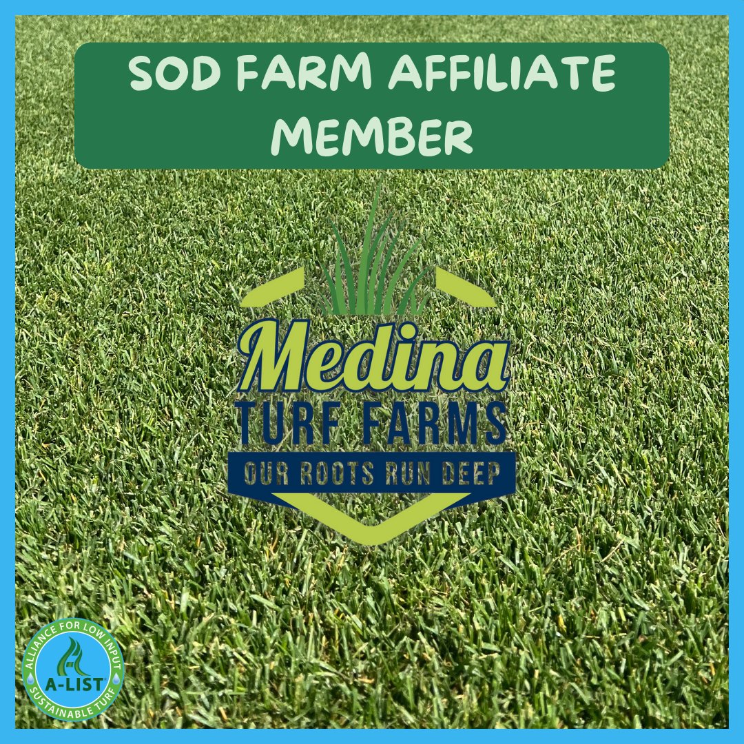 alistturf's tweet photo. @alistturf  is thrilled to introduce our new Sod Farm Affiliate Members category, with @MedinaTurf as the first to join! We gladly welcome them and their expertise to better reach our goals of providing solutions for environmentally friendly turf!

@MedinaTurf is just the first. Interested in joining? Contact @DicksonTurf, or visit our website for more details ➡ https://t.co/oaBWTzFseJ

#turfgrass #premierquality #lowinput #sustainability #natural