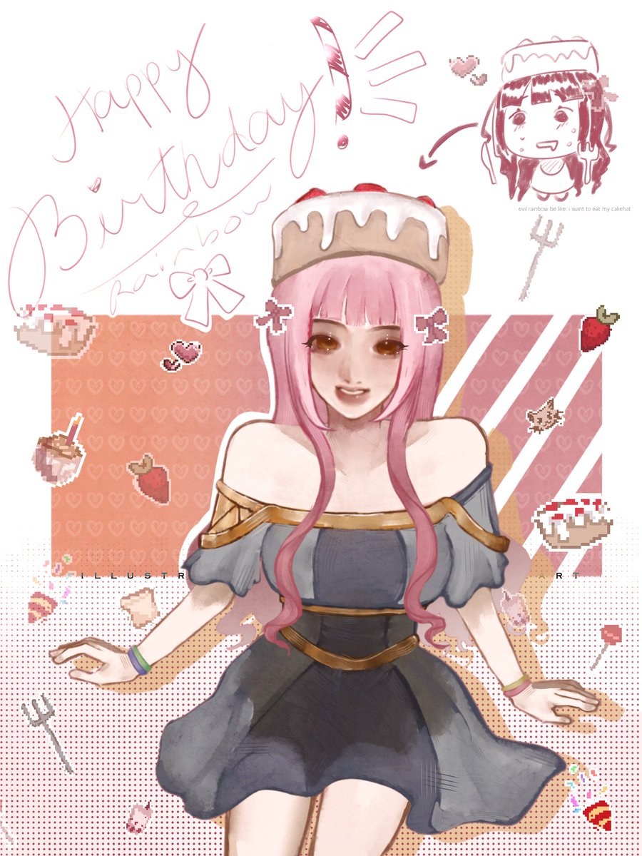 HAPPY BIRTHDAY <a href="/RainbowsYT/">Rainbow</a> WE LUVV U SM &lt;3333

#krewfanart