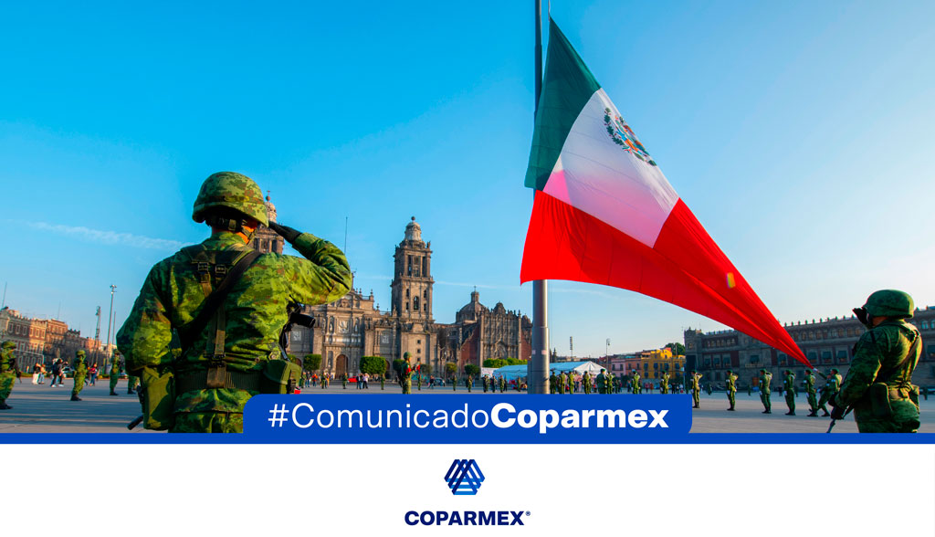 🔵 En #Coparmex reconocemos los recientes nombramientos del General de División Diplomado de Estado Mayor, Ricardo Trevilla Trejo, como futuro titular de la @SEDENAmx y del Almirante Raymundo Pedro Morales Ángeles al frente de la <a href="/SEMAR_mx/">SEMAR México</a>. Esperamos que ambos titulares