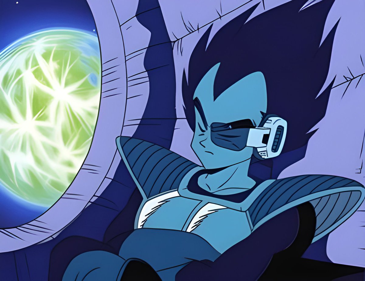 vanwolfff's tweet photo. Escúchame Toei: 
Una serie/manga/animé sobre las aventuras de Vegeta en sus años como soldado conquistador de planetas.

#vegeta #dragonballz #dragonballgt #dragonballsuper https://t.co/WWMe9RXyeg