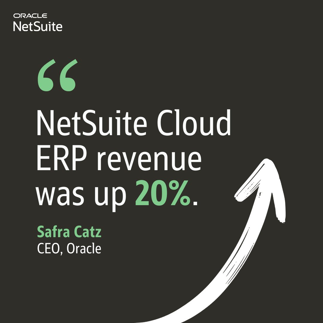 NetSuite's tweet image. Thank you to our customers, partners, and employees for helping make Q1 a success! #Earnings