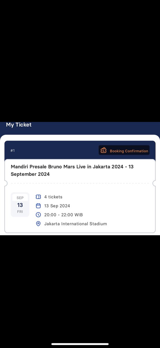 JaneChristin's tweet photo. WTS Tiket bruno mars in jakarta tgl 13 cat 7A (4 tiket)

nama pribadi siappppp tukar sampe jadi WB!! harga beli ajaaaa

#WANTTOSELL #WTS #BRUNOMARSJKT 

available 2 tixxxx! https://t.co/chcZaIjT8P