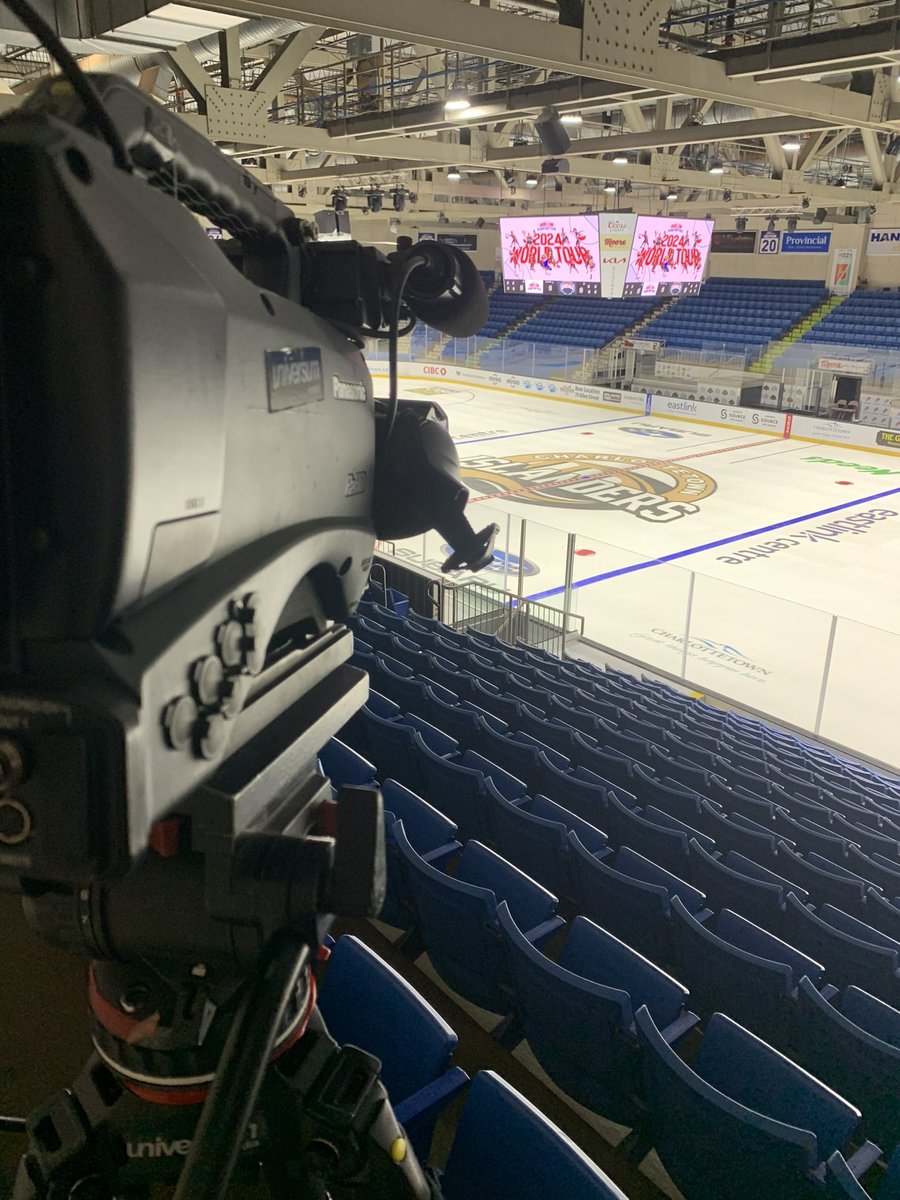 We’re all set for the <a href="/islandershky/">Charlottetown Islanders</a> season opener at the @eastlinkcentre_pei on September 20th! Cameras are ready, the control room is on standby.

The brand-new ice is looking slick too. Who’s excited to see those first blades hit the fresh surface?
