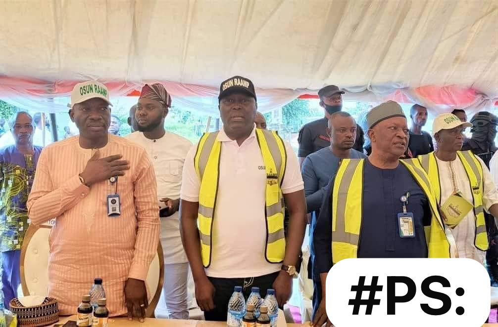 PrinceAdetoyes's tweet photo. @PacesettersPs #PS:NEWS RELEASE 

GOVERNOR  ADELEKE FLAGS OFF 84KM UPGRADING AND BACKLOG MAINTENANCE OF RURAL ROAD CONSTRUCTION IN OSUN STATE. 

OSOGBO- 09/09/2024

Pace setters ✌️ Hope for Humanity ✌️✌️ https://t.co/mfg3pMRLoS