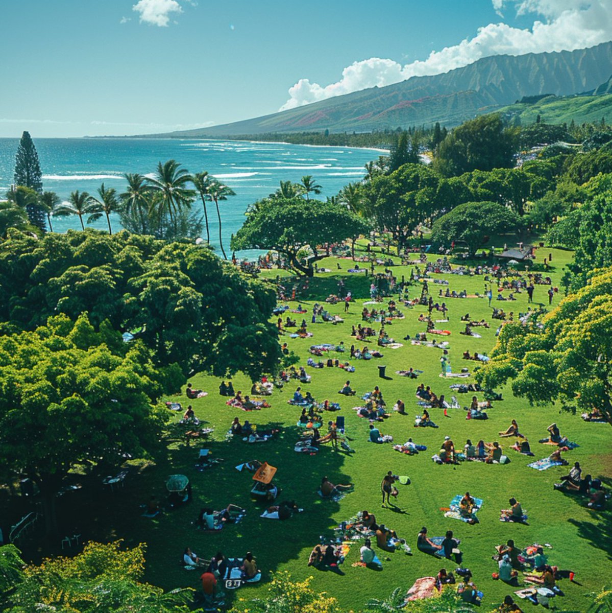 GoogleLabs's tweet image. Survivors of the Lahaina wildfires harness #ImageFX to build “Postcards from the Future,” an activity that has inspired dialogue and planted seeds for renewal in their community. Led by AI educator @GabrielMY. A thread: