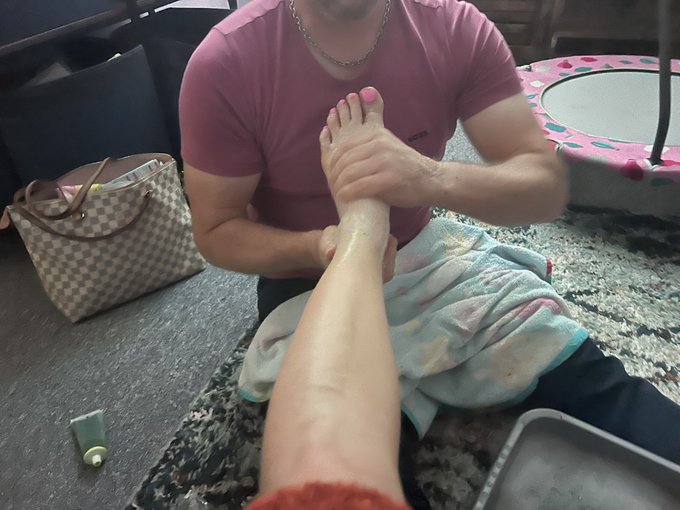 When home from @FemDomRetreats slave seven took care of My pedicure / massage for an hour!  #FLR @7underMT<a class="tags" target="_blank" title="On Twitter" href="/?out=eyJ0eXAiOiJKV1QiLCJhbGciOiJIUzUxMiJ9.eyJpYXQiOjE3MjcyNTE5NDgsImlzcyI6InR3cG9ybnN0YXJzLmNvbSIsIm5iZiI6MTcyNzI1MTk0OCwiZXhwIjoxNzU4Nzg3OTQ4LCJyZWRpcmVjdF91cmwiOiJodHRwczovL3R3aXR0ZXIuY29tL0ZlbURvbVJldHJlYXRzIn0.6p8RjUuNqx9SyNbFYAku029kE_-dM4ciSHB6mWB9gc-xIikGh-y5oChrMUprgSmHFh8ptjHvmk_lNtdZdaGfyA">@FemDomRetreats</a><a href="/tag/flr"class="tags"><span>#flr</span></a>
