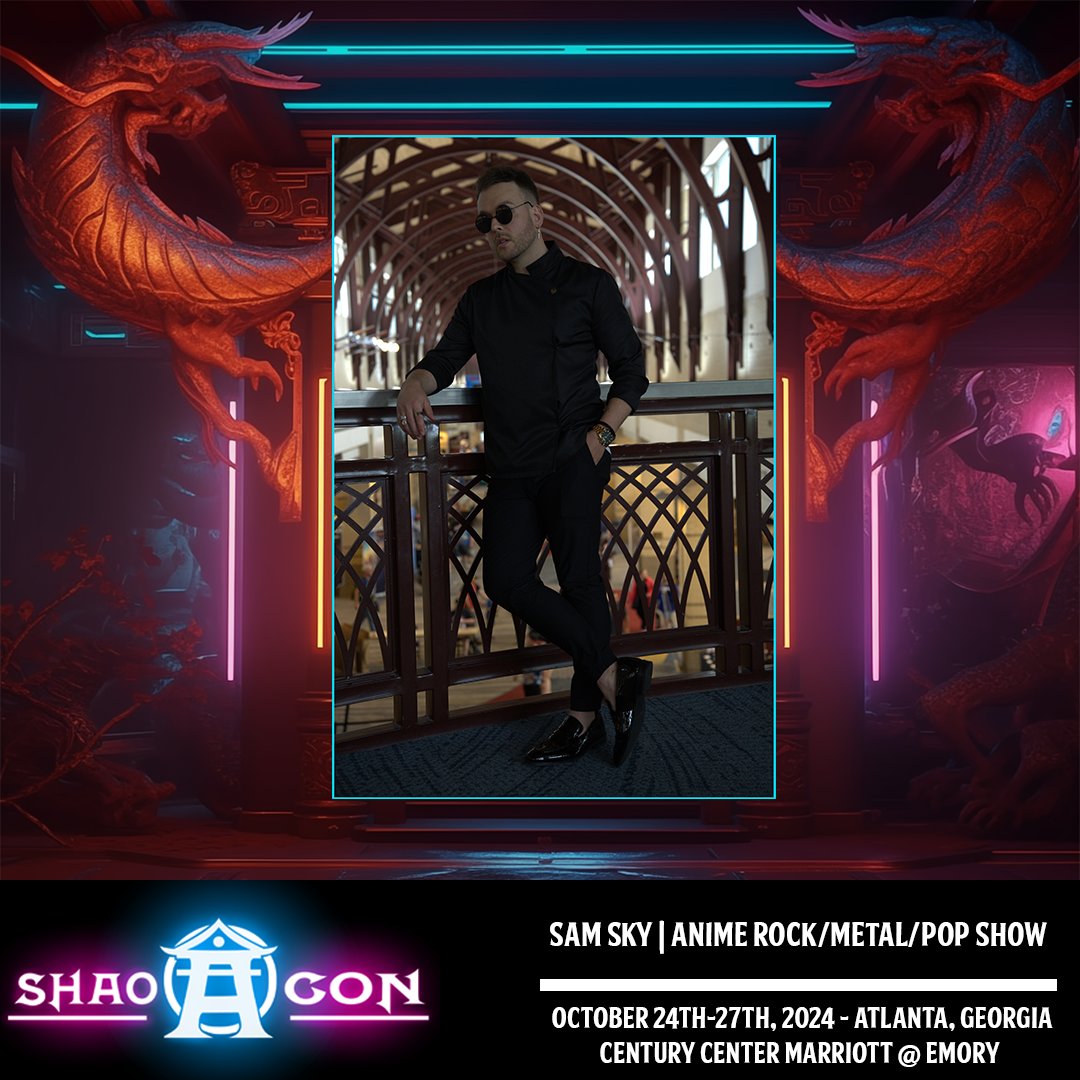 With powerful vocals, Sam Sky has joined the Champion roster at #ShaoCon!