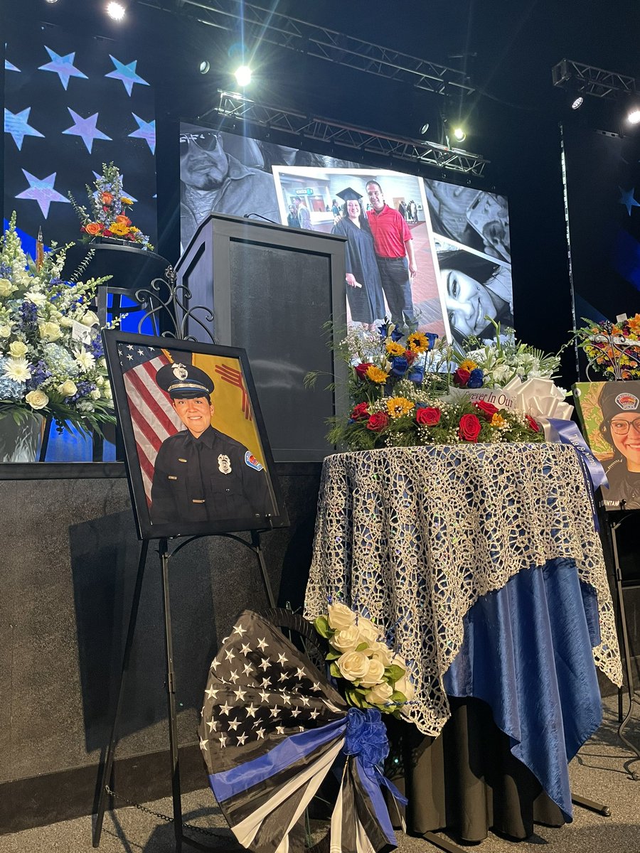 Today we celebrated the life of Officer Bianca Quintana. We heard stories from her loved ones about how she always strived to be better. Her dedication to her family, friends and community was very apparent. My heartfelt condolences go out to her family, both blood and blue.