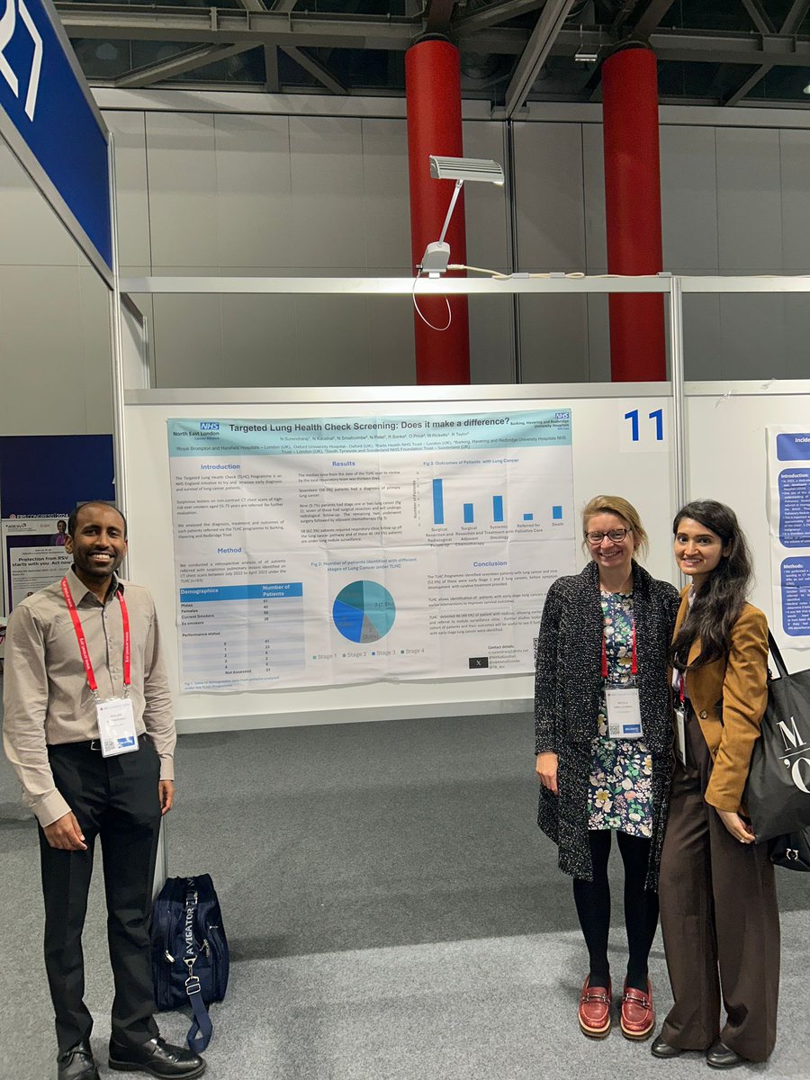 Day 2 done of #ERSCongress2024 with amazing talks on pleural infections, ABRA trial and respiratory physiology. 

Was also the day for Poster presentation for work done at BHRUT on TLHC data 
<a href="/ERSpublications/">ERS publications</a>