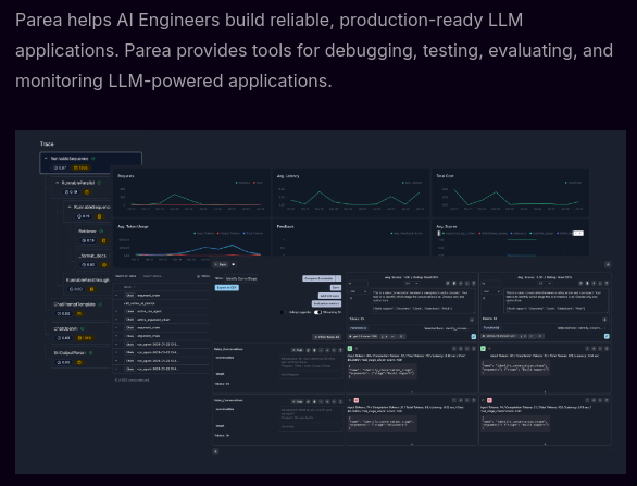 .<a href="/PareaAI/">PareaAI</a> also looks like a good LLM monitoring tool and is open source