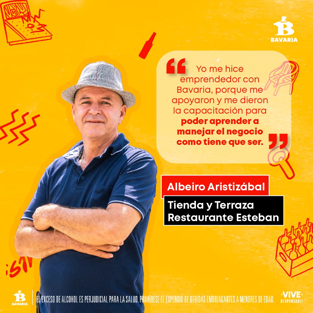Estas son algunas de las frases de nuestros #EmprendedoresBavaria 
Con un crecimiento promedio del 30.8% en sus ingresos totales, los beneficiarios del programa están transformando sus negocios y sus vidas. Descubre cómo lo lograron en ‘La última y no vamos’. ¡No te la pierdas!