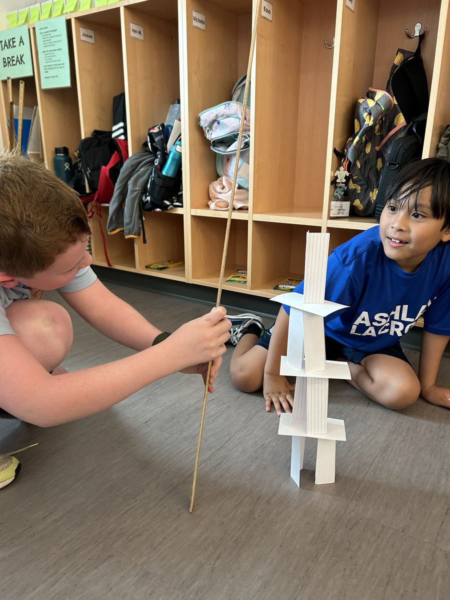 mrs_jordan_4's tweet photo. Our first STEAM Challenge of the year! Each pair had 10 index cards to build the tallest tower they could! #fourthgrade #steamchallenge https://t.co/CXmr7daWOk