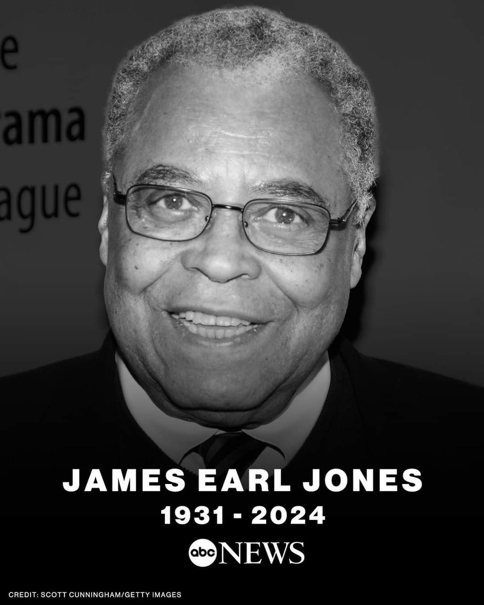RIP #JamesEarlJones A true legend.