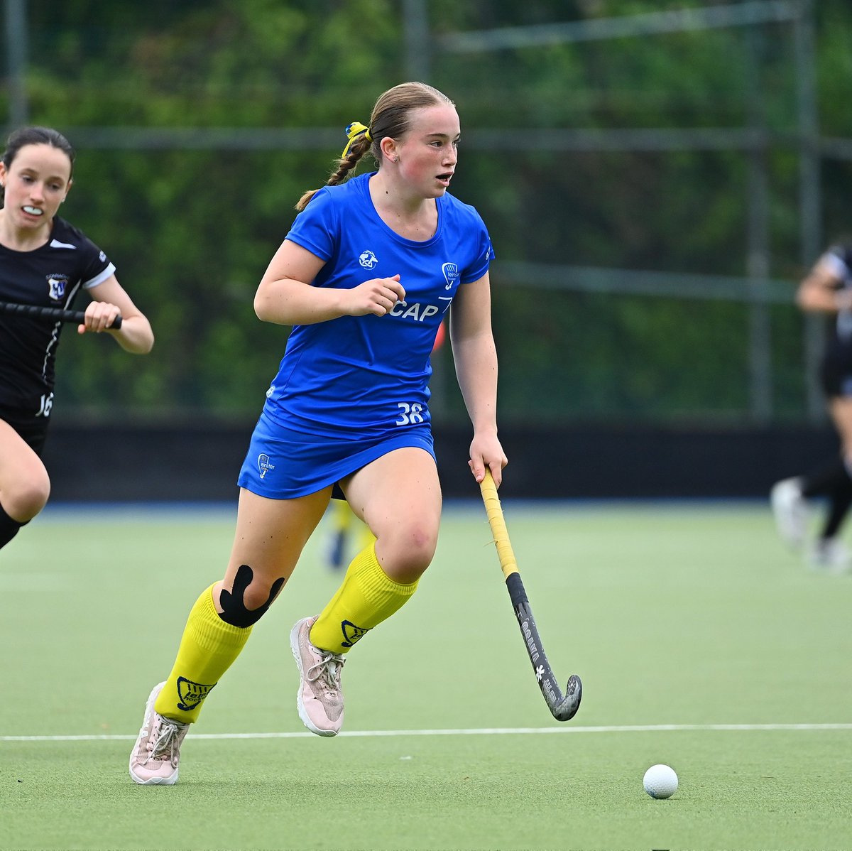 TRRHC's tweet photo. Super work from Laura Keogh and Pippa Beatty for the Leinster U16 on Sunday, winning 6-1 v Connacht with Pippa getting a goal! #RoversRepresenting https://t.co/QH7qrLwZFz