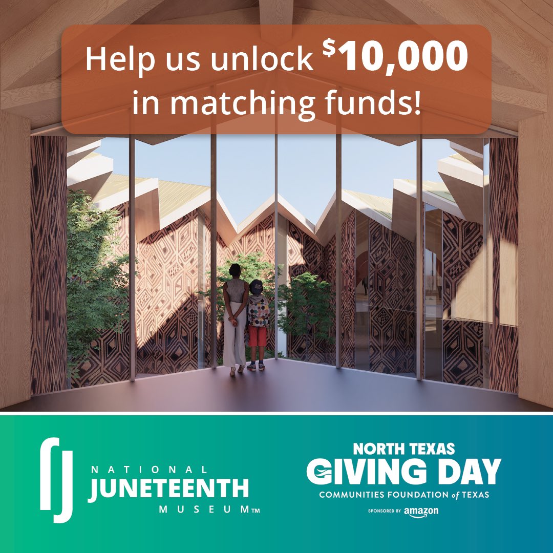 This North Texas Giving Day, your donation to the #NJM will go TWICE as far!✨Thanks to a generous matching donor, every dollar up to $10K will be matched, doubling your impact in preserving history and building a legacy for future generations!

🔗 northtexasgivingday.org/organization/N…