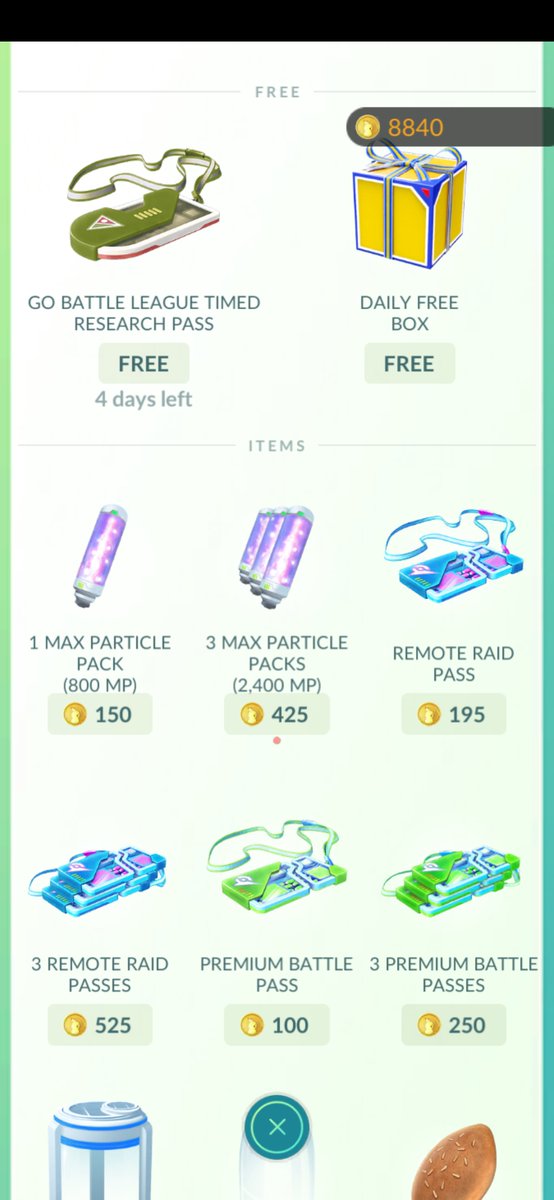 New Information about Max Battles and Max Particles

• 1-star Max Battles cost 250 MP for entry. 
• You don't pay the MP entry cost unless you win the Max Battle. 
• On the top right of the entry screen, the trophy icon denotes how many Pokémon are left at the Power Spot.
•