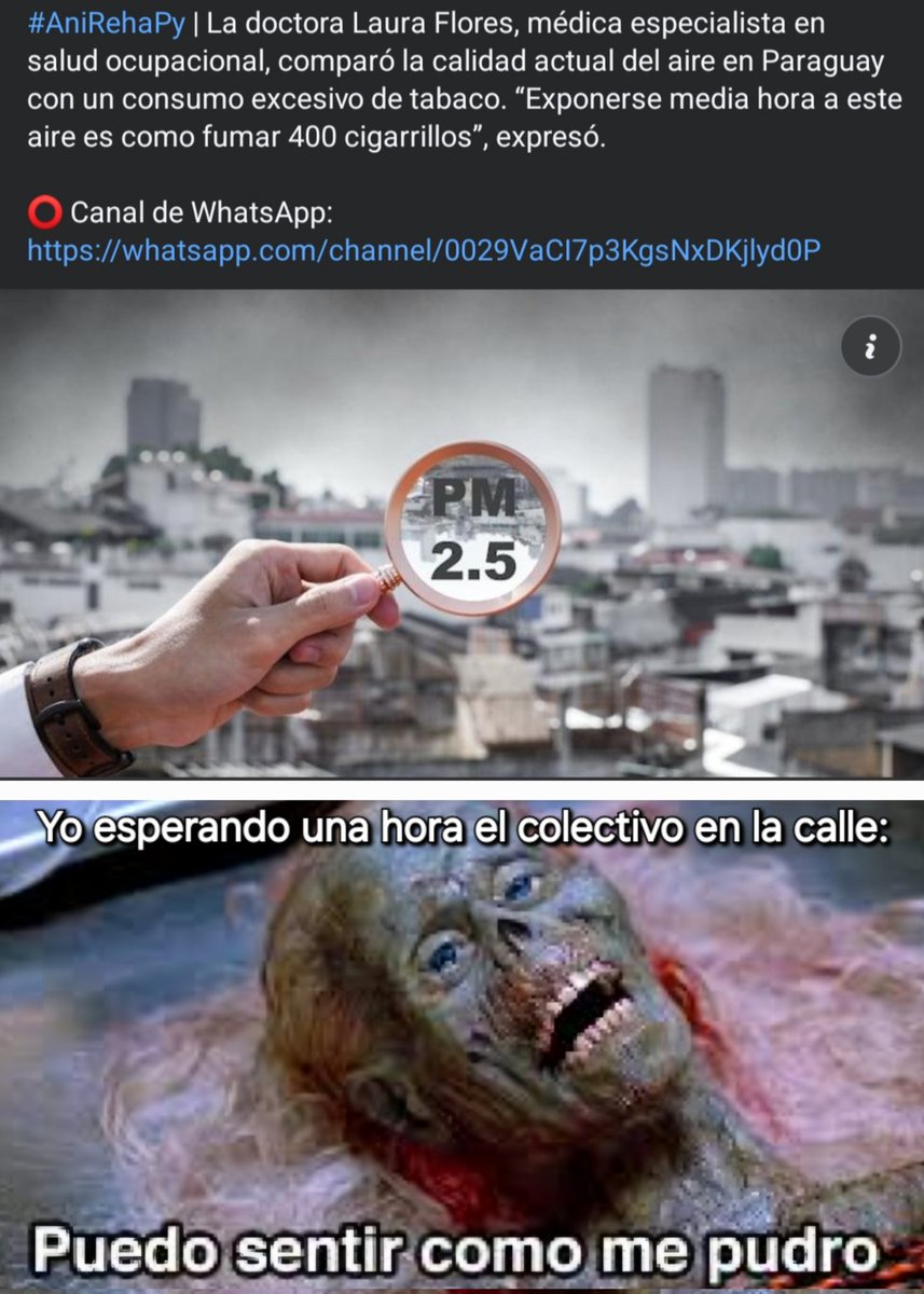 rodrigoduarteio's tweet photo. Ni respirar tranquilo se puede en Paraguay. Que locooooo!!! https://t.co/dsgsAtvSGj