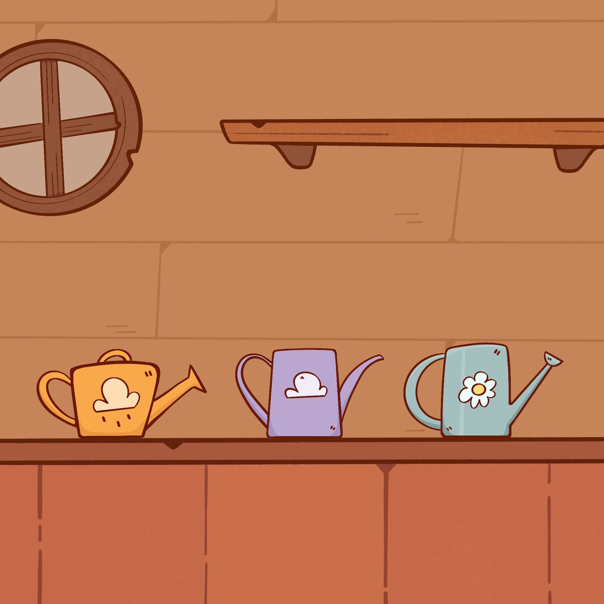 tapteek's tweet photo. At The Green Book, you'll be able to personalize your watering can! What kind of watering can would you like to see? 🌼💦

#indiegames #cozygames #gamedev #customise https://t.co/InXZvG0bnE