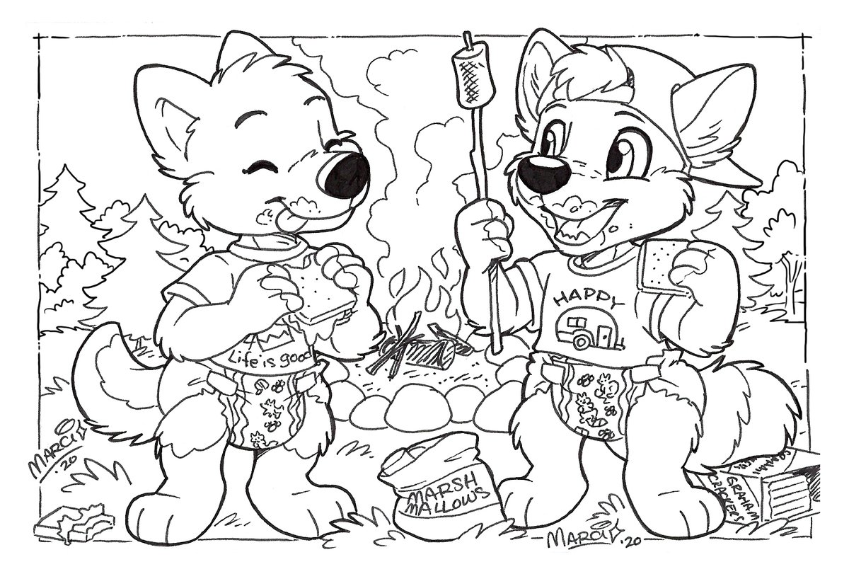 I smell s’mores - Last chance to pre-order for BabyfurCon! mailchi.mp/f18ae2b6389a/i…