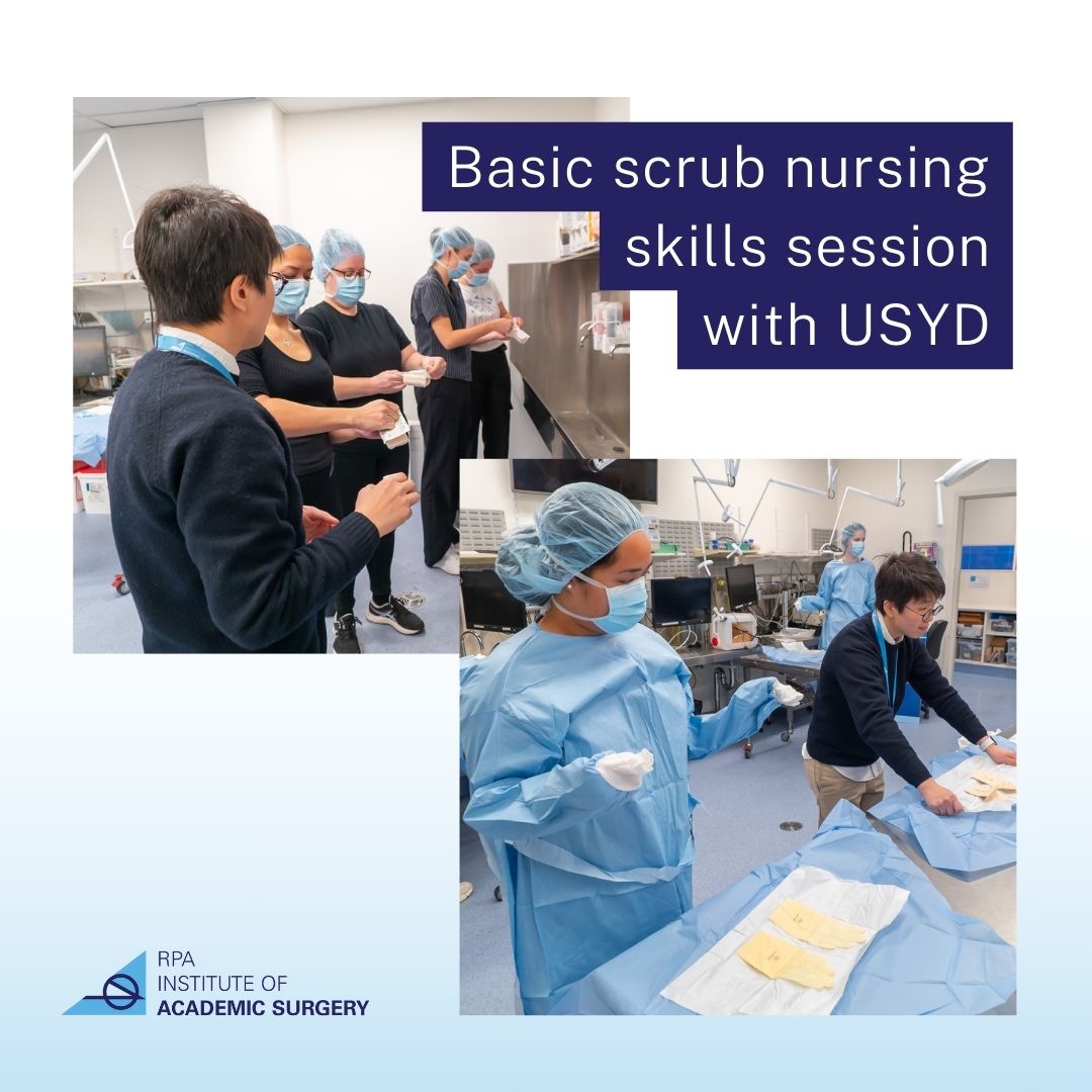 At IAS, we support our future #nurses by helping teach the basics for surgery.

Our Nurse Educator and Facility Coordinator, taught third year students from <a href="/Sydney_Uni/">University of Sydney</a> how to scrub up in our simulation room - a first for many of them!