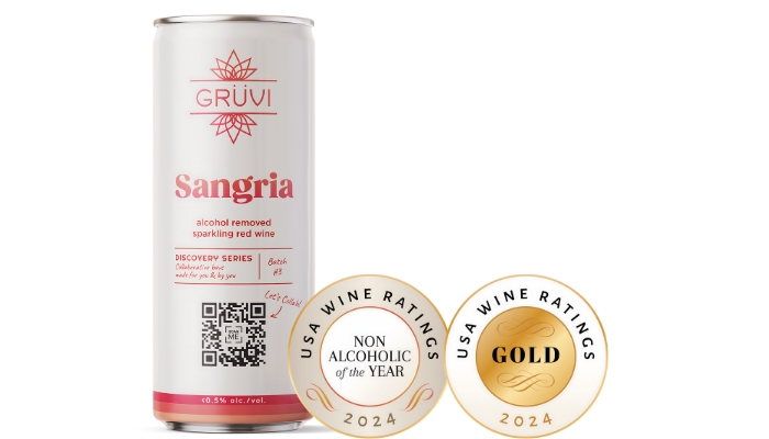 PCAngelNet's tweet photo. Exciting news! Grüvi, a Park City Angels portfolio company, has just earned the prestigious title as the Best Non-Alcoholic Wine in the World by USA Wine Ratings. 

Congratulations to Grüvi for this well-deserved honor! https://t.co/Pdl5hAtiOT