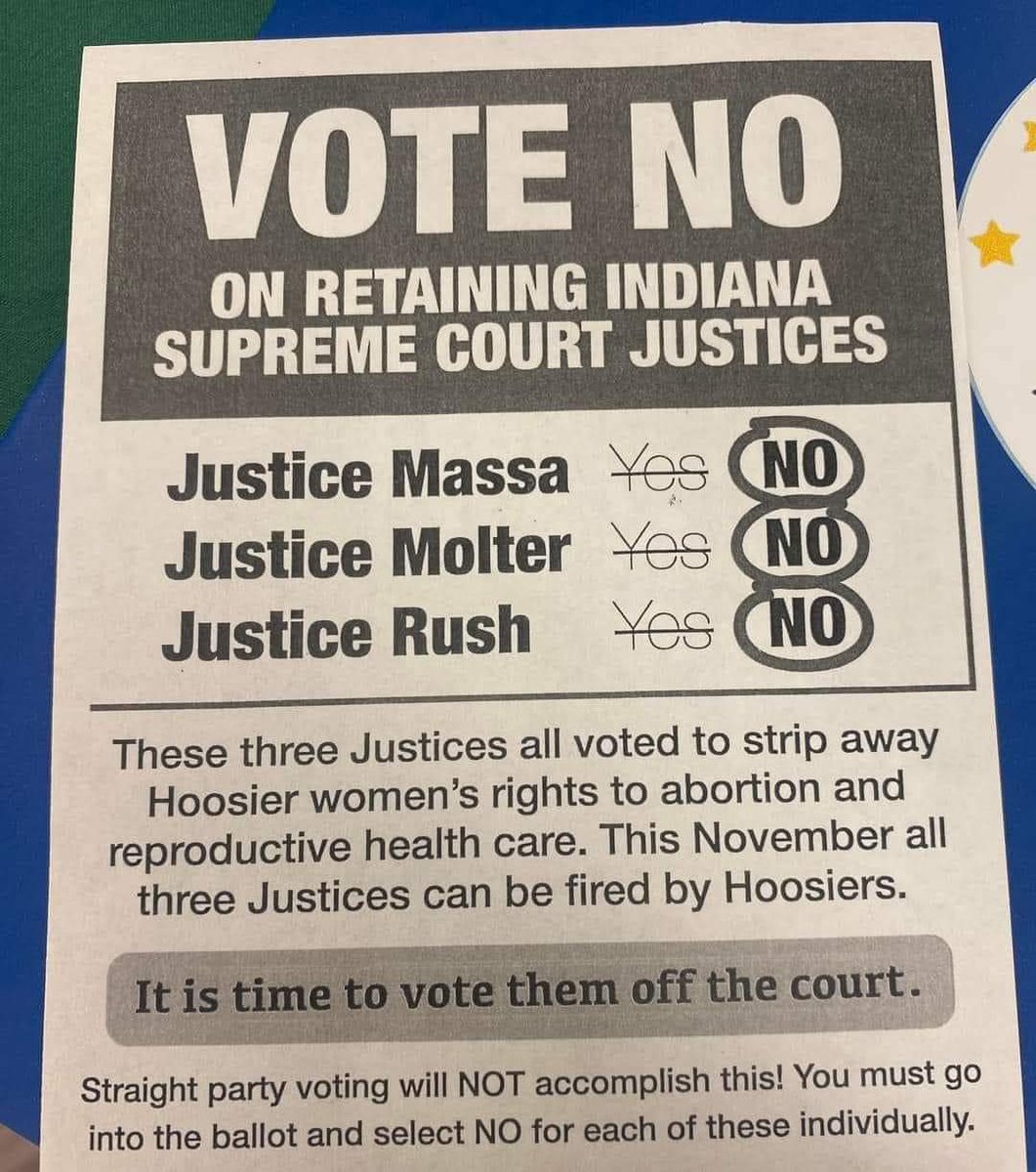 Hoosier47906's tweet photo. Hoosier Voters #VoteNoJudges https://t.co/4Vs1DfgNBf