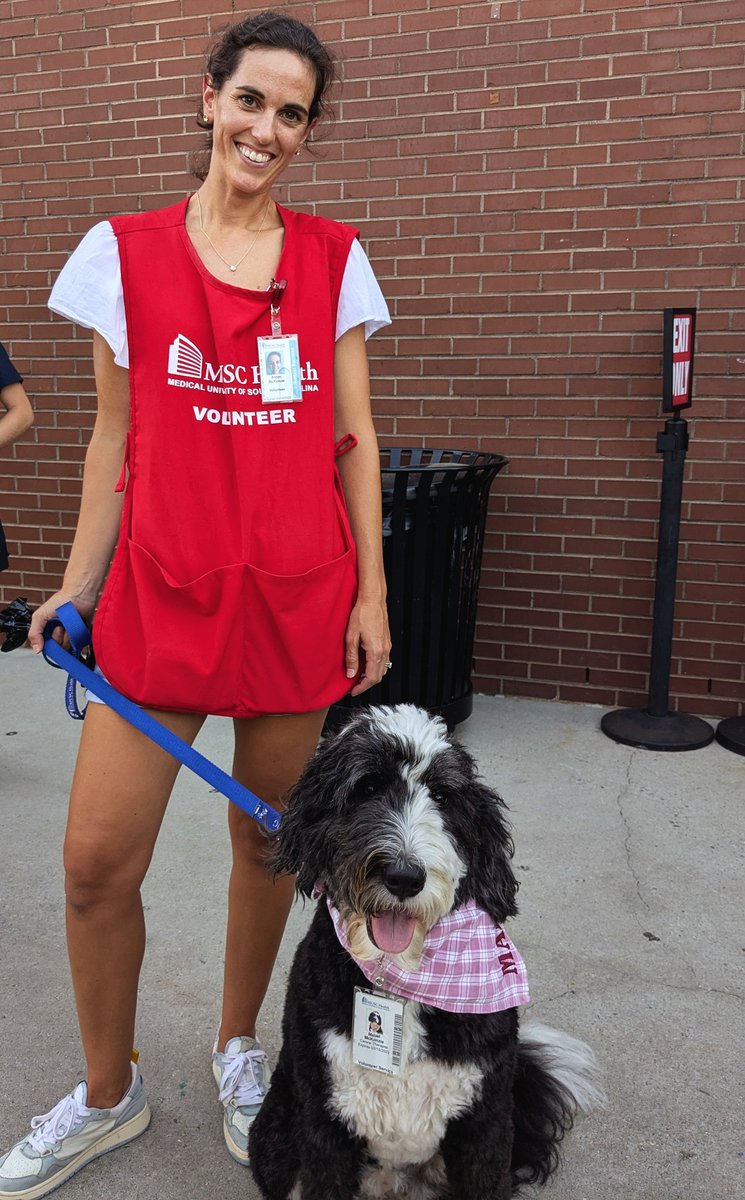 MUSC Health’s pet therapy team brought some tail-wagging joy to The Joe with the <a href="/ChasRiverDogs/">Charleston RiverDogs</a>, spreading smiles and raising awareness for Sickle Cell Month. Our furry friends were eager to meet and greet fans. 🐾

#ChangingWhatsPawsible #SickleCellAwareness