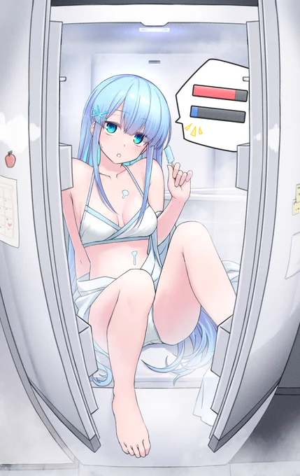 描いてるうちに今年もあんま暑くなくなっちゃった雪女 