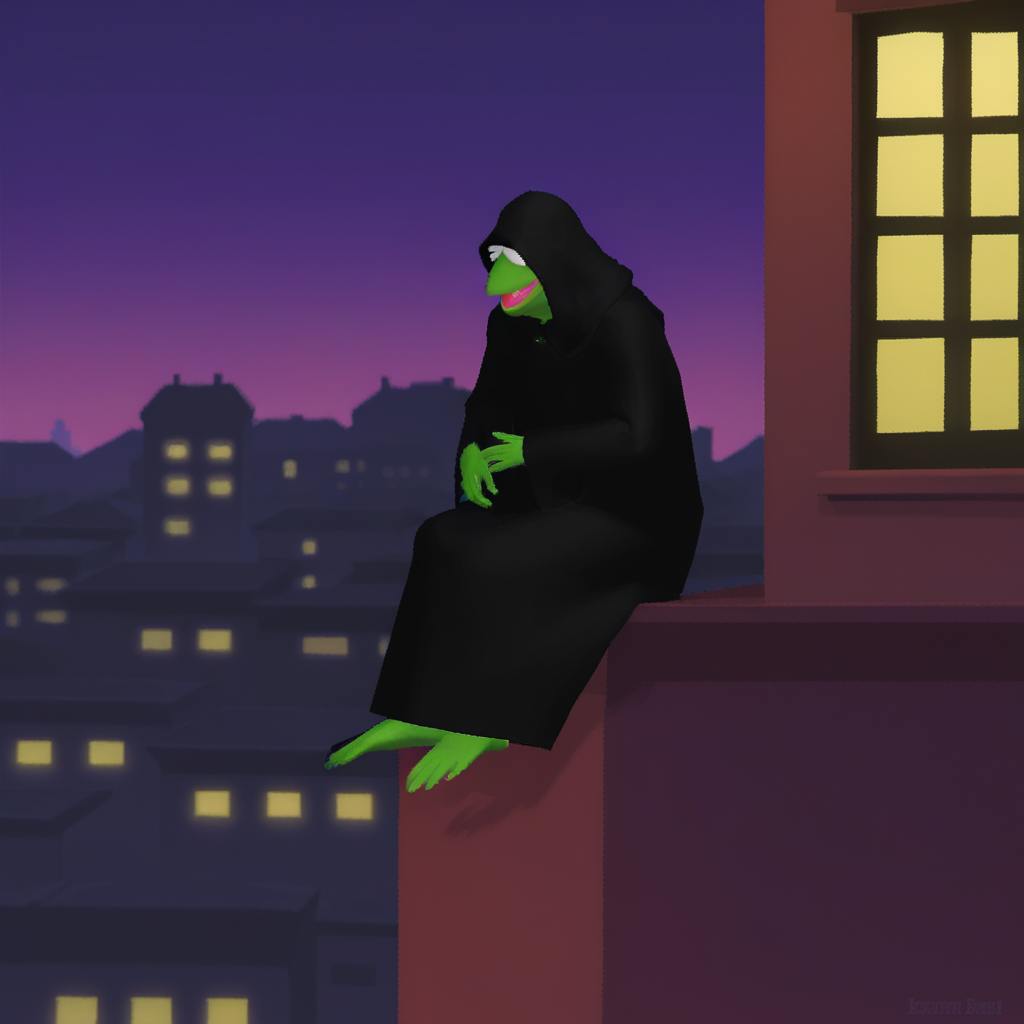 Evil Kermit on SOL tweet media