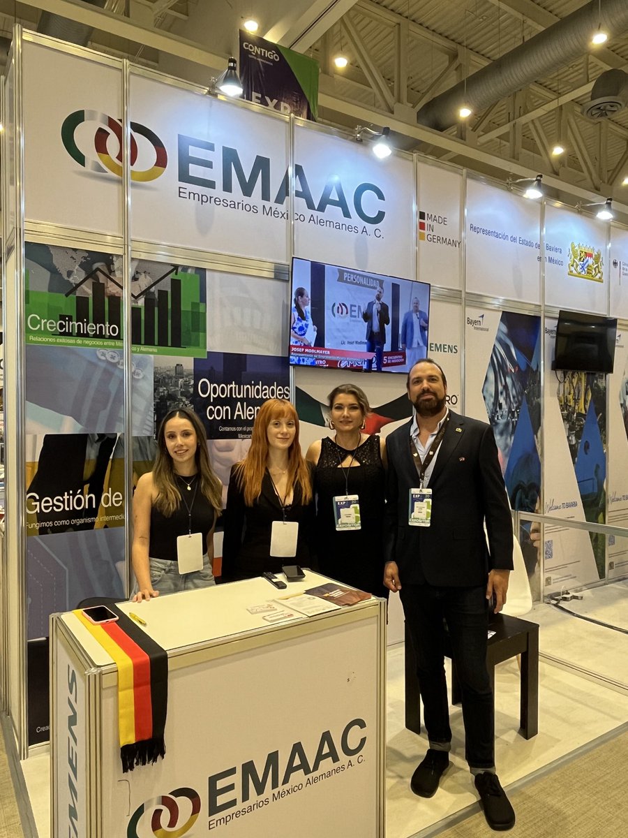 Emaac_oficial's tweet photo. Del 4 al 6 de septiembre
estuvimos presentes en la Expo Industrial y Comercial Querétaro 2024
En esta edición 20 aniversario #EMAAC fue patrocinador de la Expo y contamos con 100m2 de pabellones y 18 empresas.
Gracias a todos nuestros afiliados y empresas en nuestro pabellón. https://t.co/iy6cdf7wyP