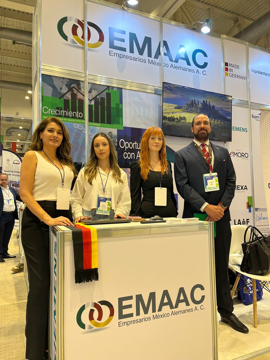 Emaac_oficial's tweet photo. Del 4 al 6 de septiembre
estuvimos presentes en la Expo Industrial y Comercial Querétaro 2024
En esta edición 20 aniversario #EMAAC fue patrocinador de la Expo y contamos con 100m2 de pabellones y 18 empresas.
Gracias a todos nuestros afiliados y empresas en nuestro pabellón. https://t.co/iy6cdf7wyP