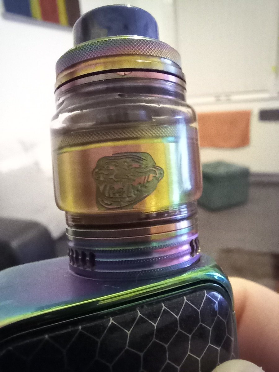 Vaping40watts's tweet image. Back with rta for a bit as I have loads of eliquid to use up

Wotofo troll x rta tank
Smok x priv mod 
And some delicious kingston 70/30 tropic exotic at 6mg nicotine
 
One of my own handmade flapton coils and a standard shoelace cotton wick 
#vapers #ecig #vaper #vapeon