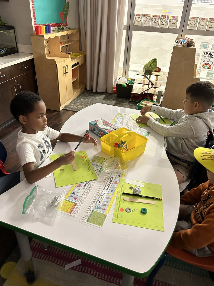 Kindergarten had a blast exploring magnetism.  <a href="/DebbieHavnen/">Debbie Havnen</a> <a href="/HumbleISD_CE/">Centennial Elementary</a> <a href="/Humble_Science/">Humble ISD Elementary Science</a>
