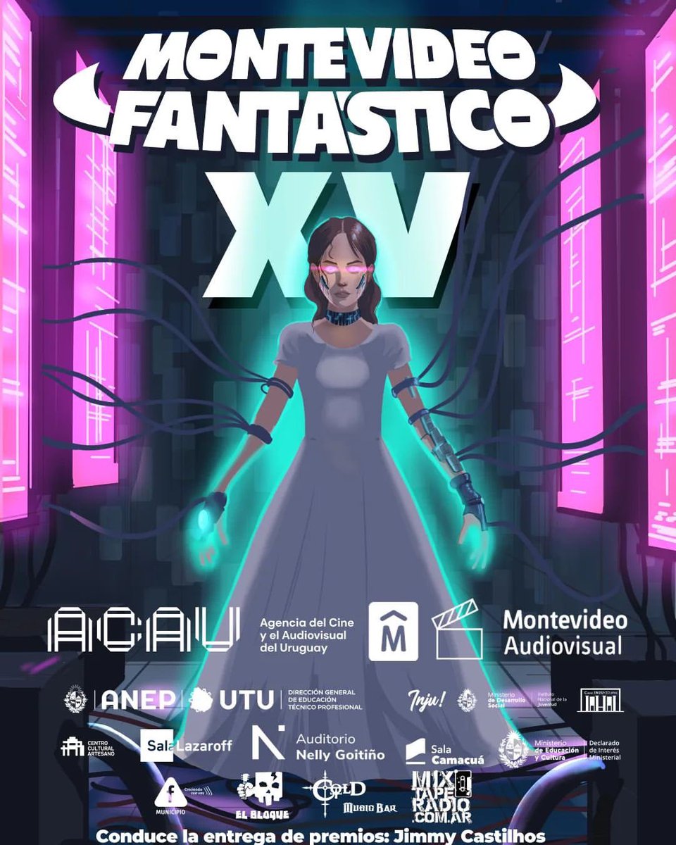 Del jueves 26 de setiembre al domingo 6 de octubre tendrá lugar la 15ª edición del <a href="/montevideofan/">Montevideo Fantástico</a> 👽☠️👻

El miércoles 9 de octubre será el gran cierre con la entrega de premios en <a href="/SalaCamacua/">Sala Camacuá</a>.

Preparate para un viaje lleno de terror y ciencia ficción 🚀✨

#AmorAlTerror 🫶🏻