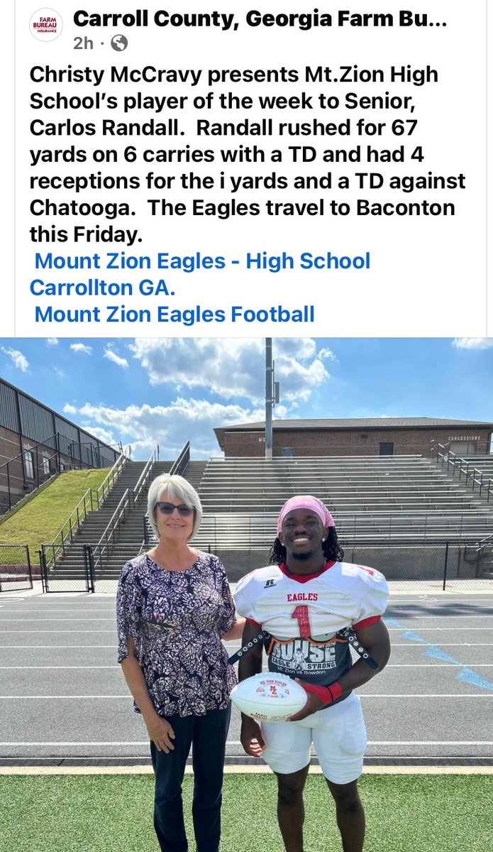 Our senior Carlos Randall shinning!