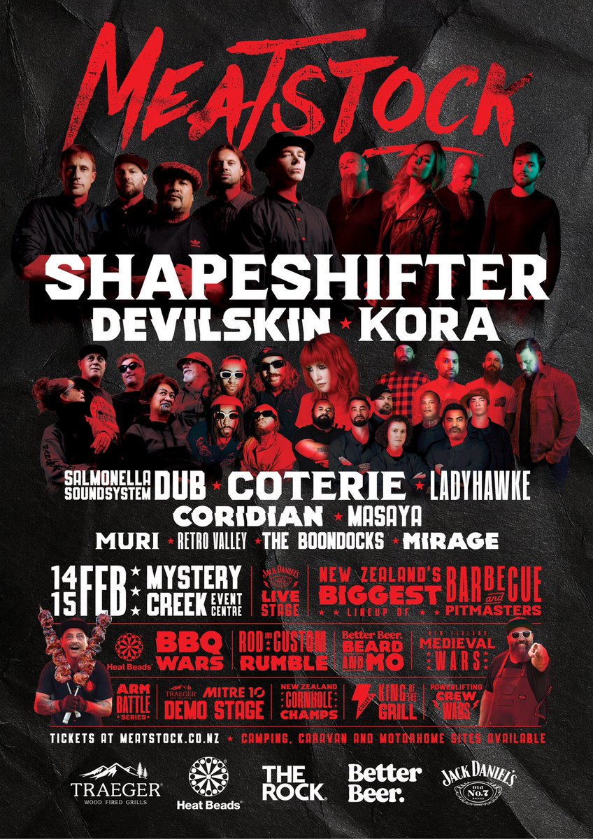 Coridian_Band's tweet photo. ANNOUNCEMENT! 
We are stoked to be performing at the MASSIVE Meatstock Hamilton BBQ &amp; Music Festival 2025 at Mystery Creek, Hamilton. February 14-15th. Tickets Available from September 12th! https://t.co/qXYXr9pXD9