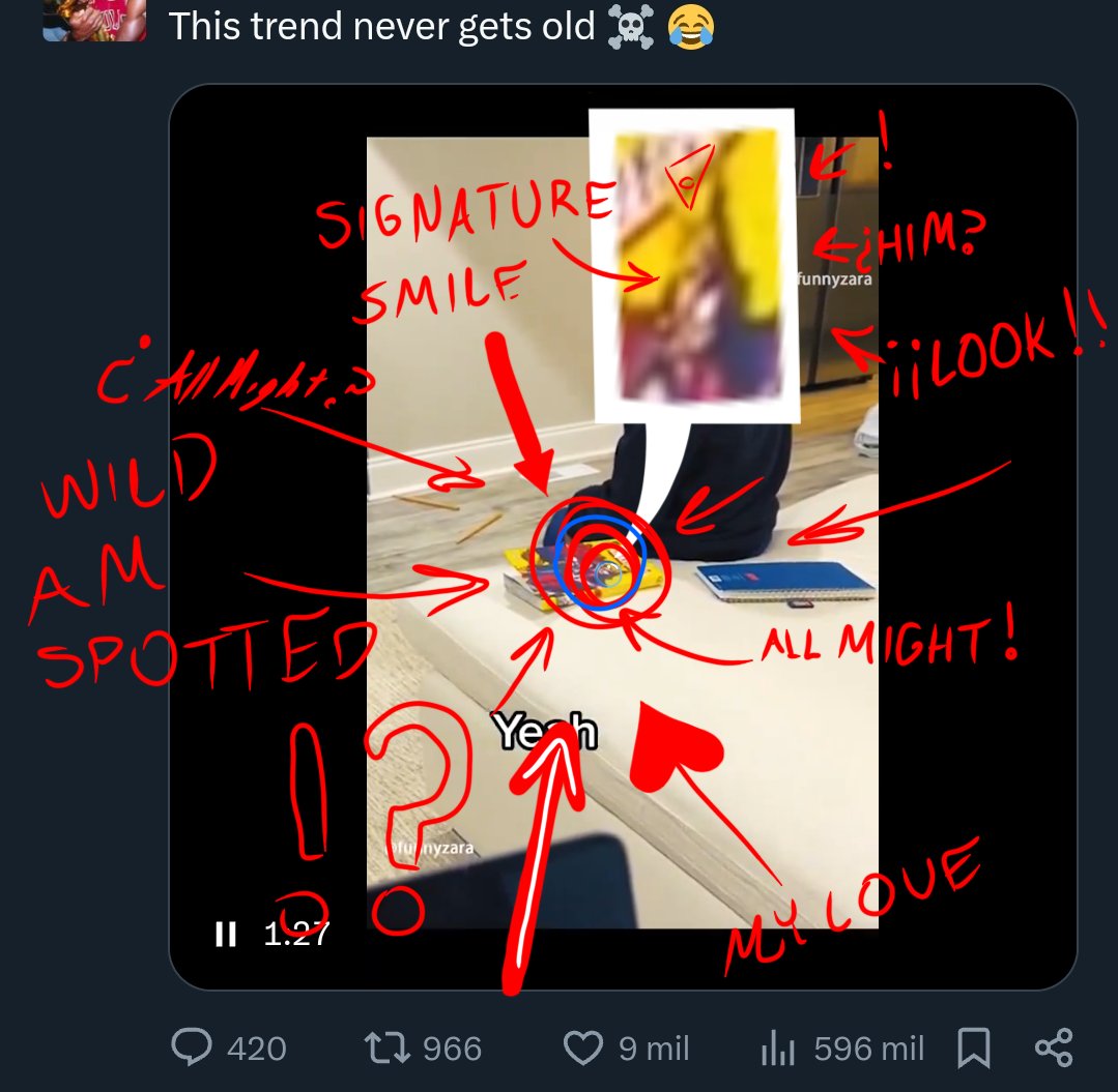 AMOALLM1GHT's tweet photo. Wild all might spotted on my TL 
#ALLMIGHTSWEEP https://t.co/oTbEJjhYnE