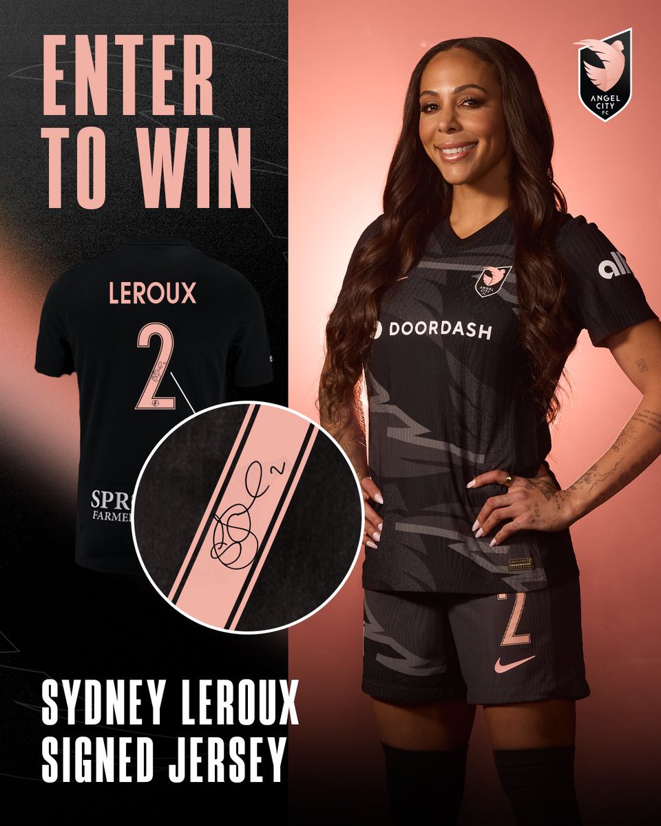 Remember when <a href="/sydneyleroux/">Sydney Leroux</a> scored that insane header goal last weekend? We definitely do! 
Enter now through 9/15 for your chance to score a jersey signed by Sydney Leroux 👚
go.angelcity.com/sydney-leroux-…