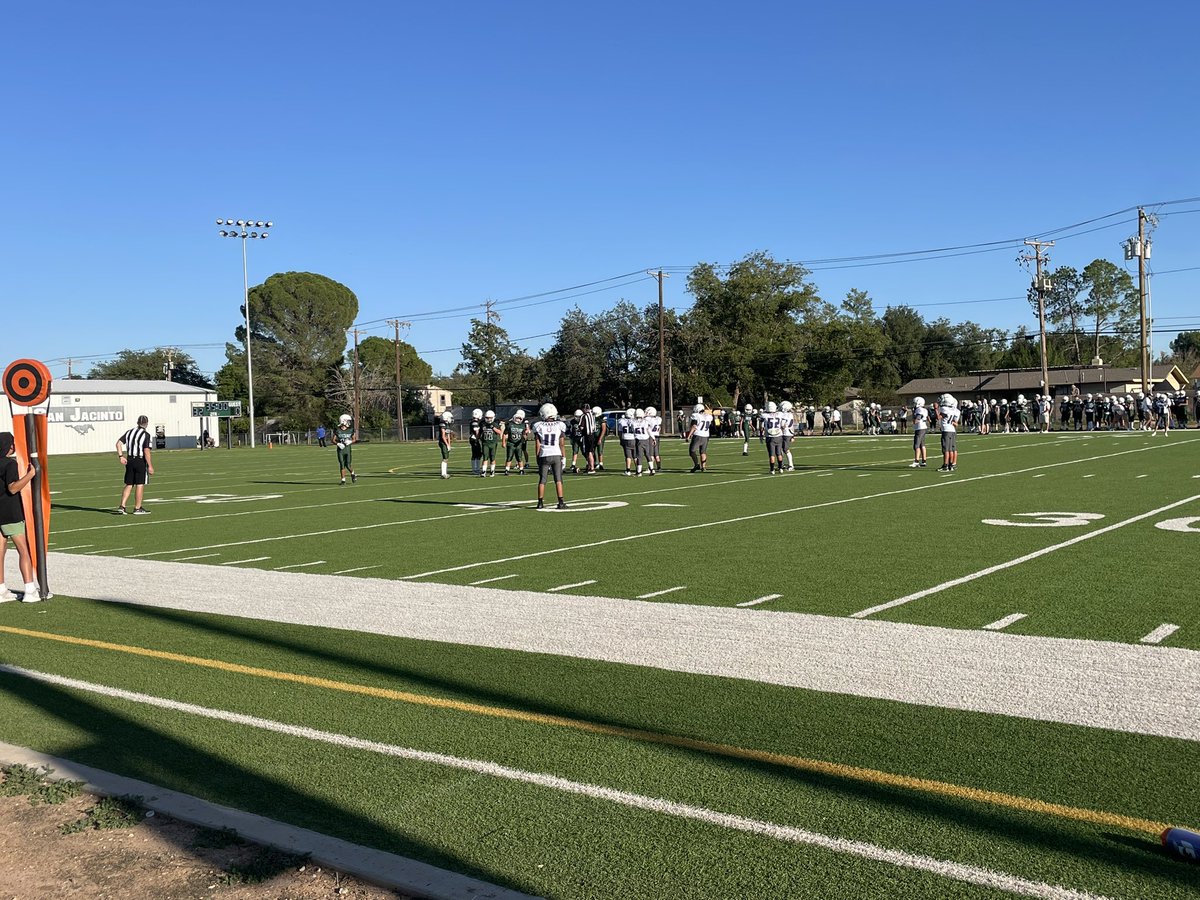 It’s a great day for some football 🏈 
<a href="/BowieMSOdessa/">Bowie Middle School</a> is playing the San Jacinto Mustangs! 
<a href="/ECISDAthletics/">EctorCountyISDAthletics</a>